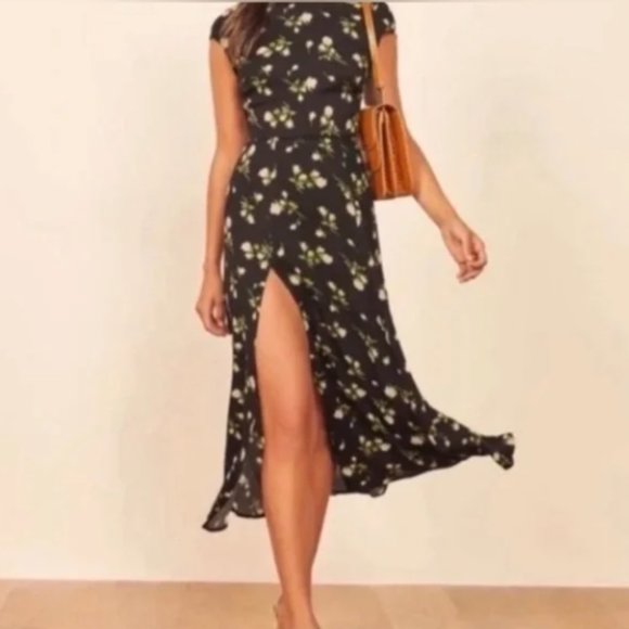 Reformation Gavin Dress Size 2 in Rosalee Floral Print - Picture 3 of 6